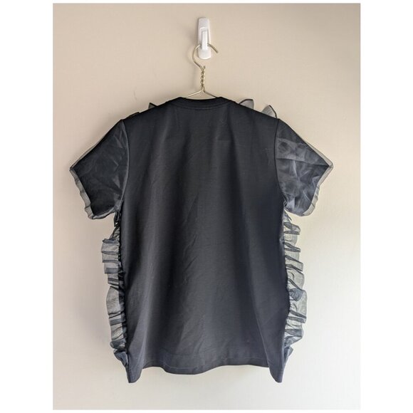 Noir Kei Ninomiya Tulle Ruffle T-Shirt - Picture 7 of 15